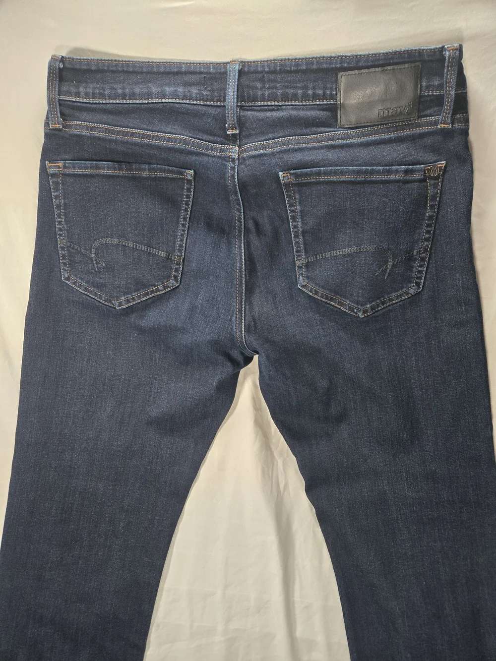 Mavi Men's Dark Blue Straight Leg Jeans